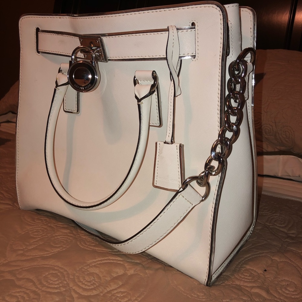 White Michael Kors Satchel - Picture 2 of 3